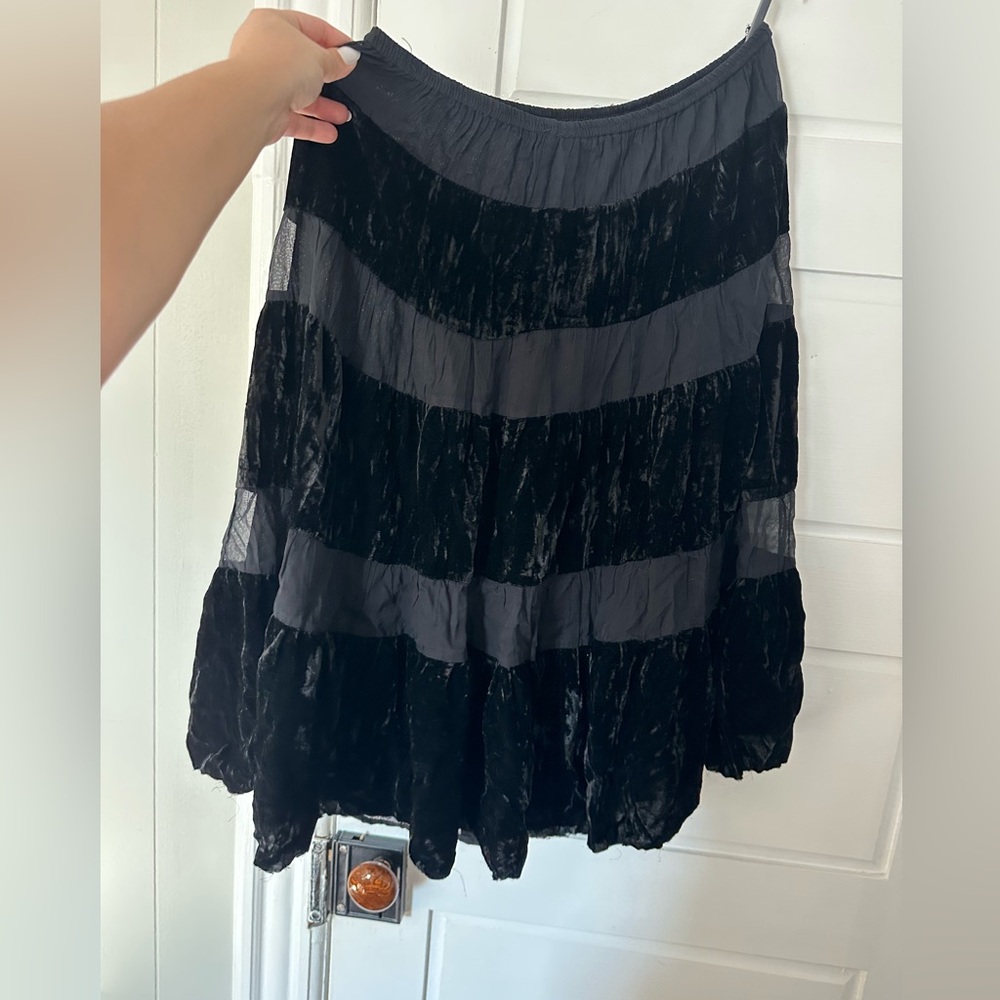 Black and Gray Women's Skirt